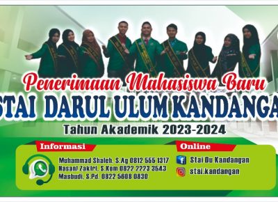 Penerimaan Mahasiswa Baru 2023 STAI Darul Ulum Kandangan Dibuka, Yuk Daftar